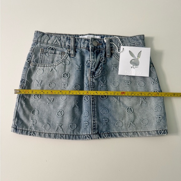 Playboy Denim Mini Skirt NWT - Picture 8 of 9